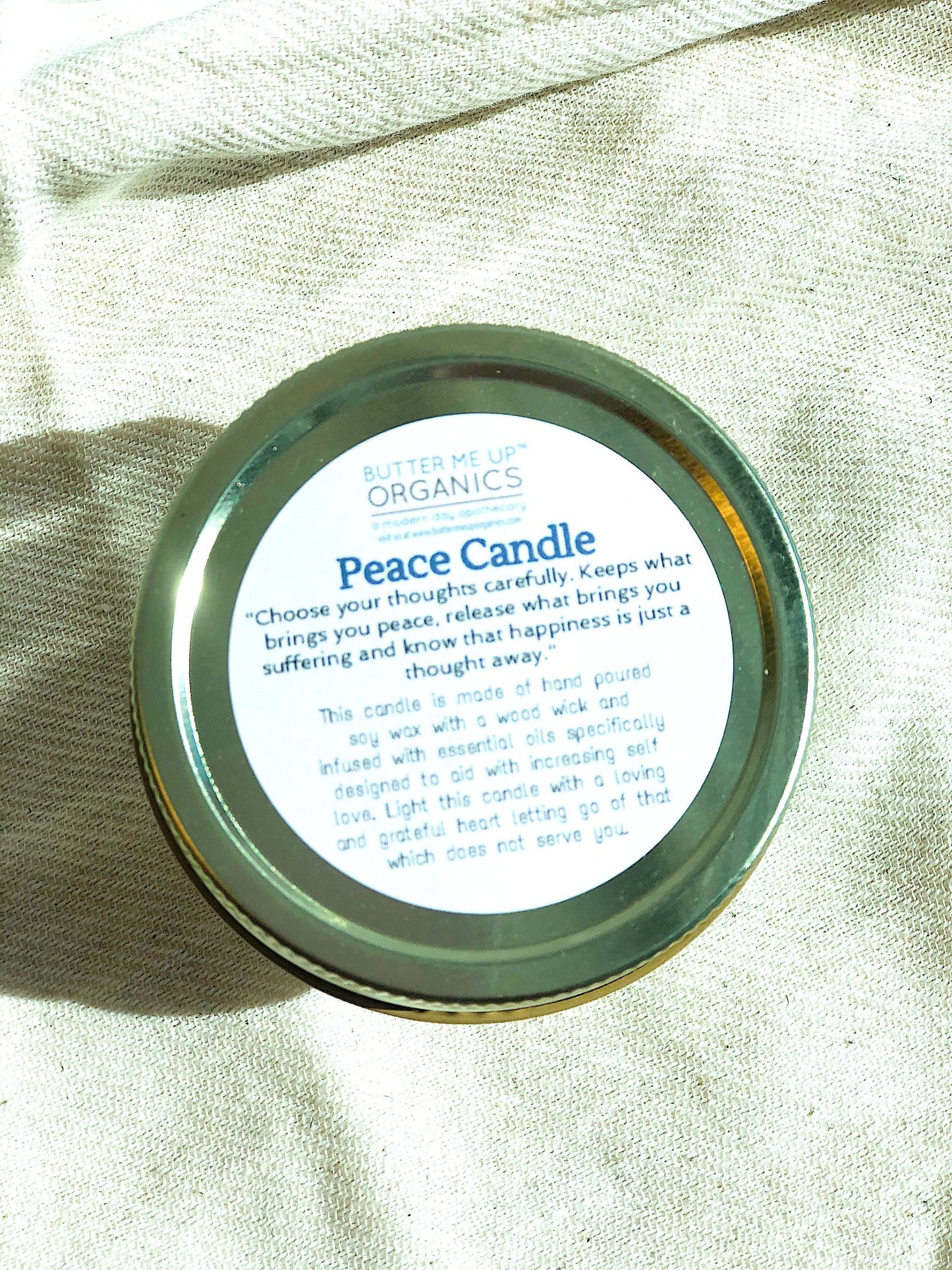 Peaceful Moments Crystal Soy Candle
