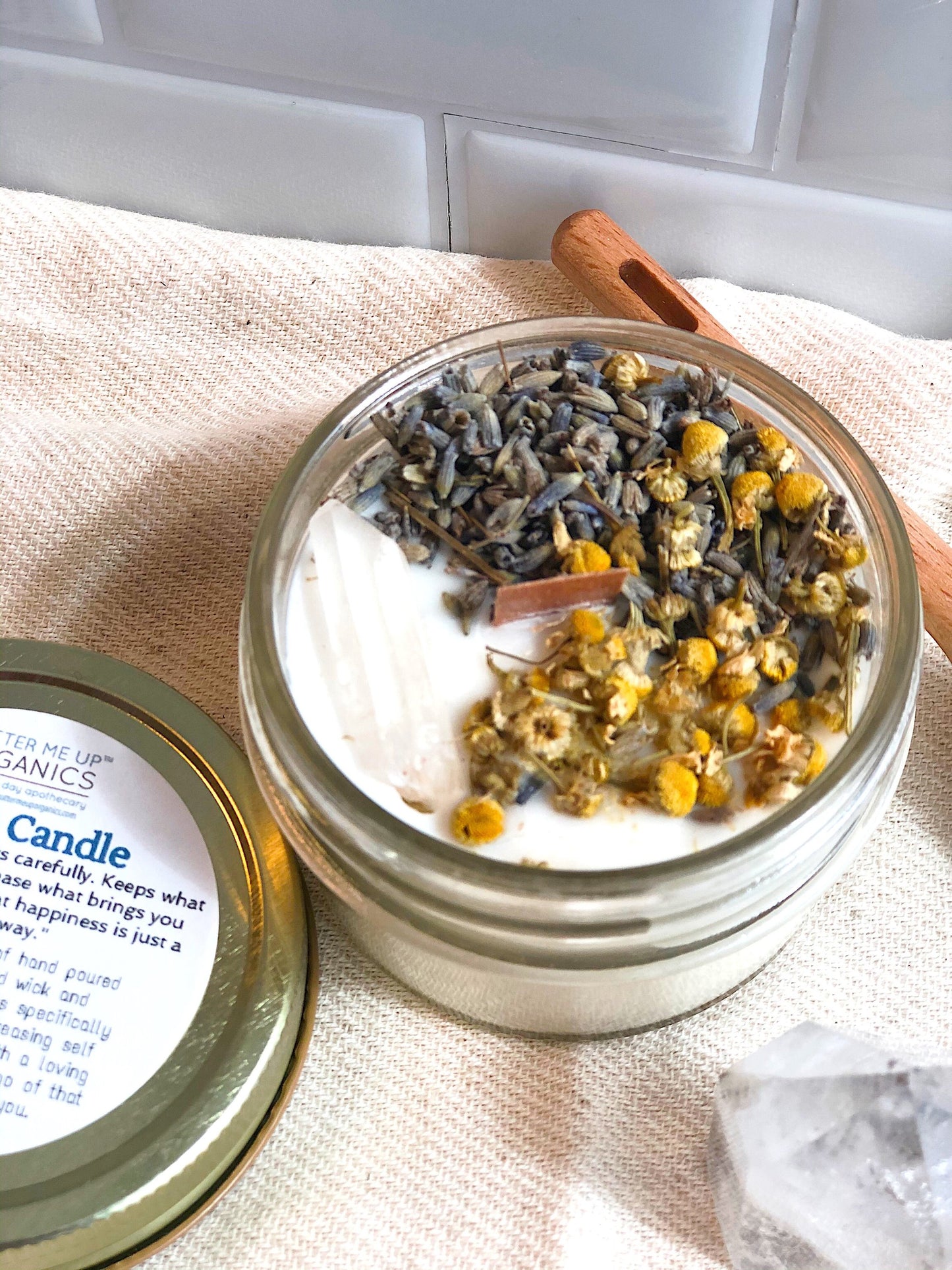 Peaceful Moments Crystal Soy Candle