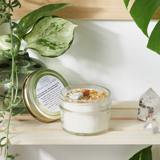 Blessed Home Crystal Soy Candle
