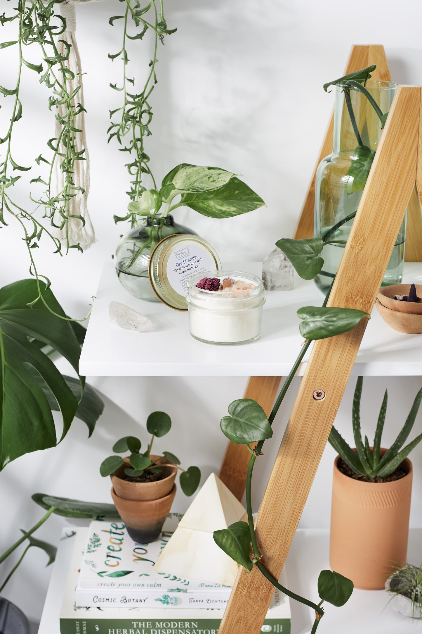 Grief Soy Crystal Candle