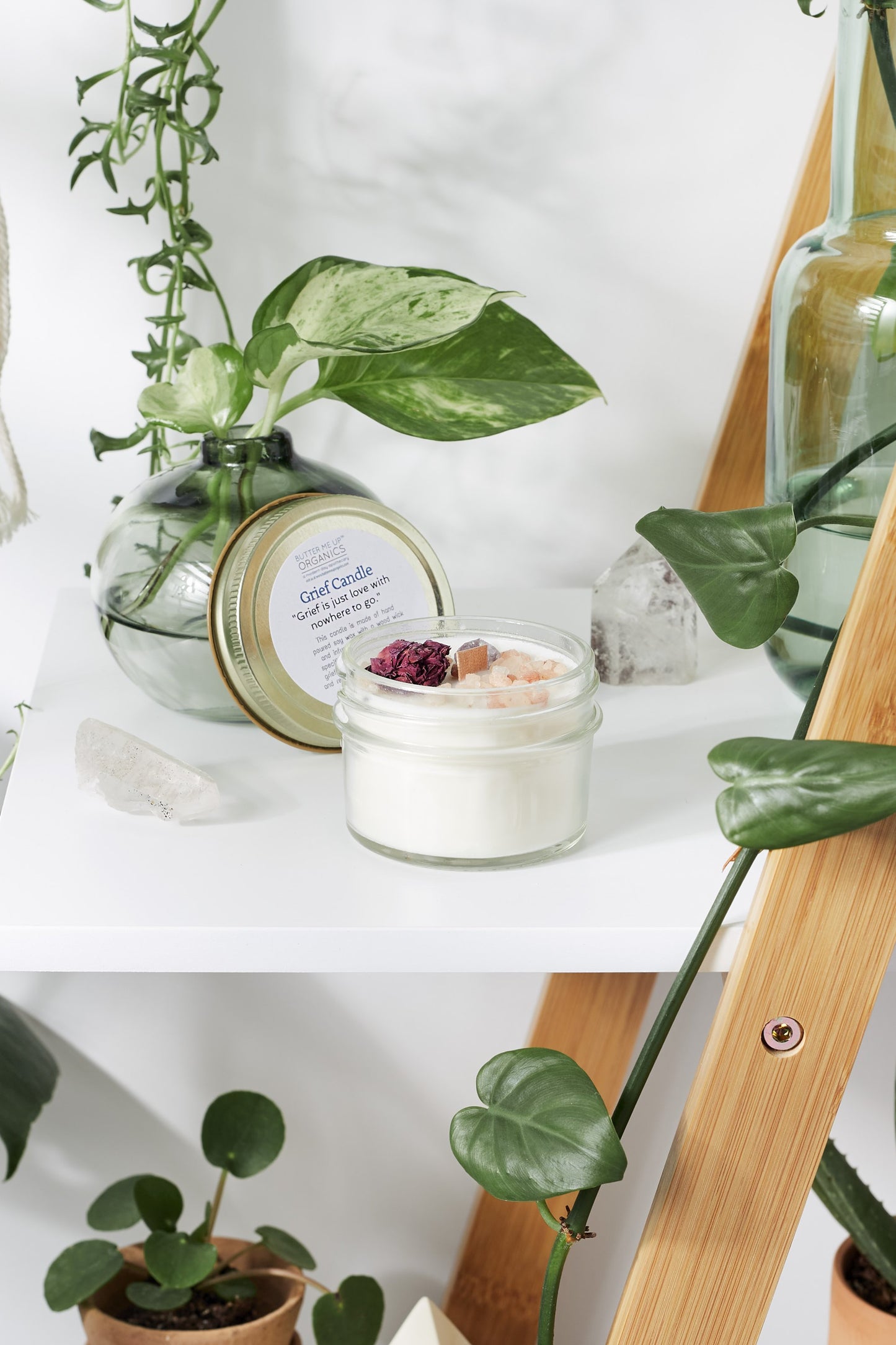 Grief Soy Crystal Candle