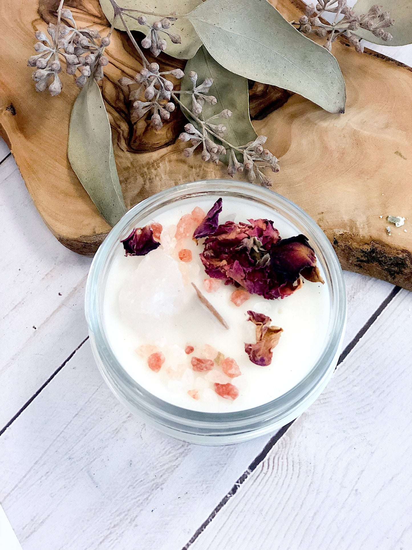 Love & Light Crystal Soy Candle