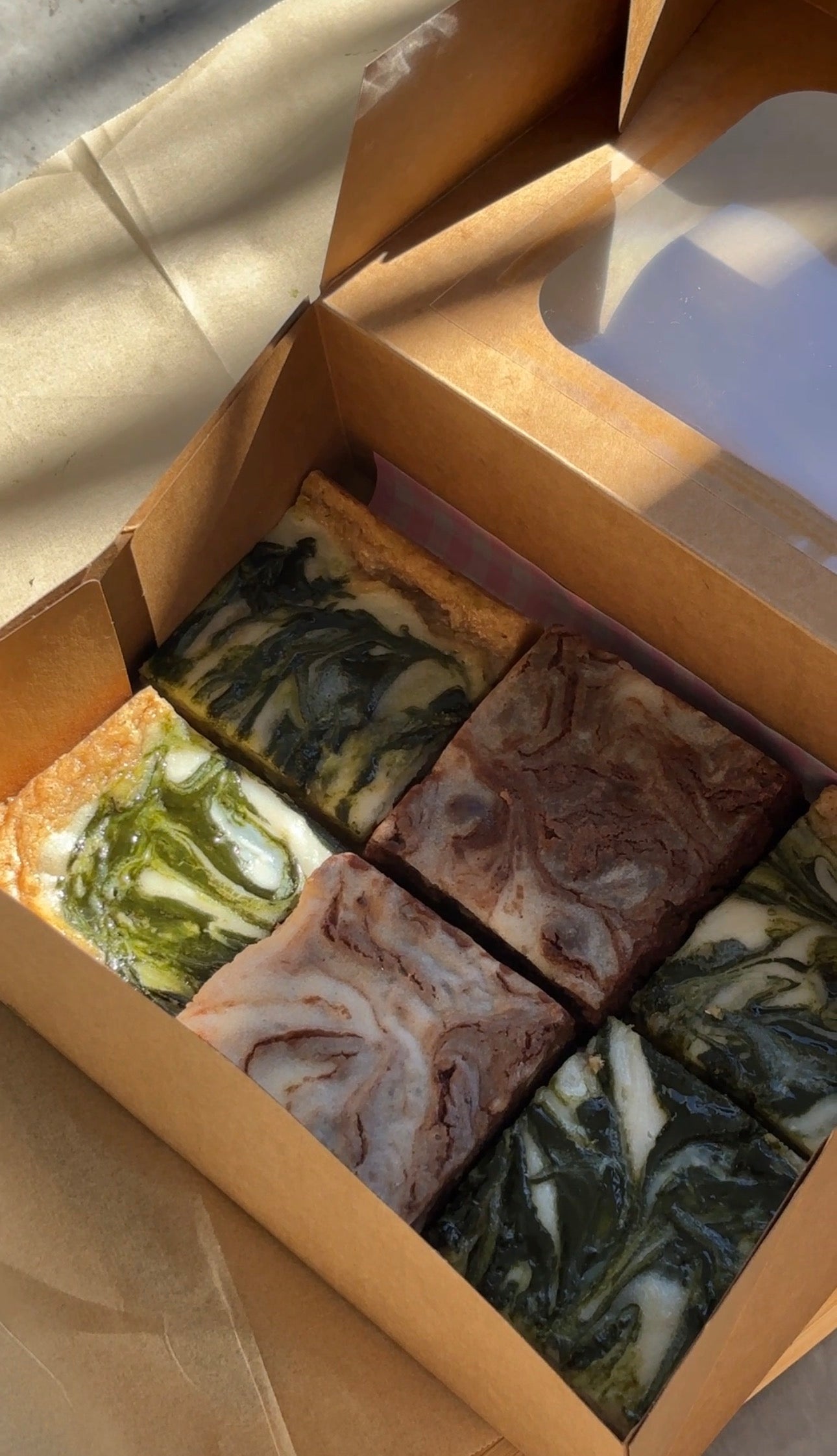 a box of brownies