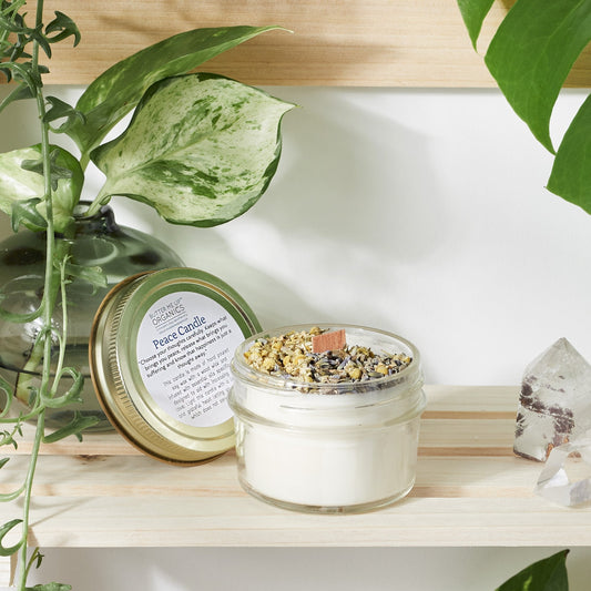 Peaceful Moments Crystal Soy Candle