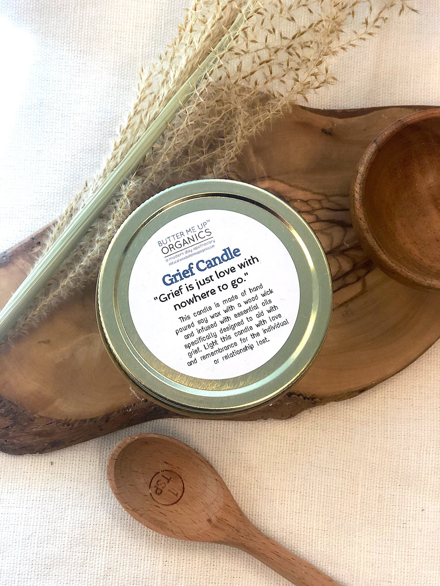 Grief Soy Crystal Candle