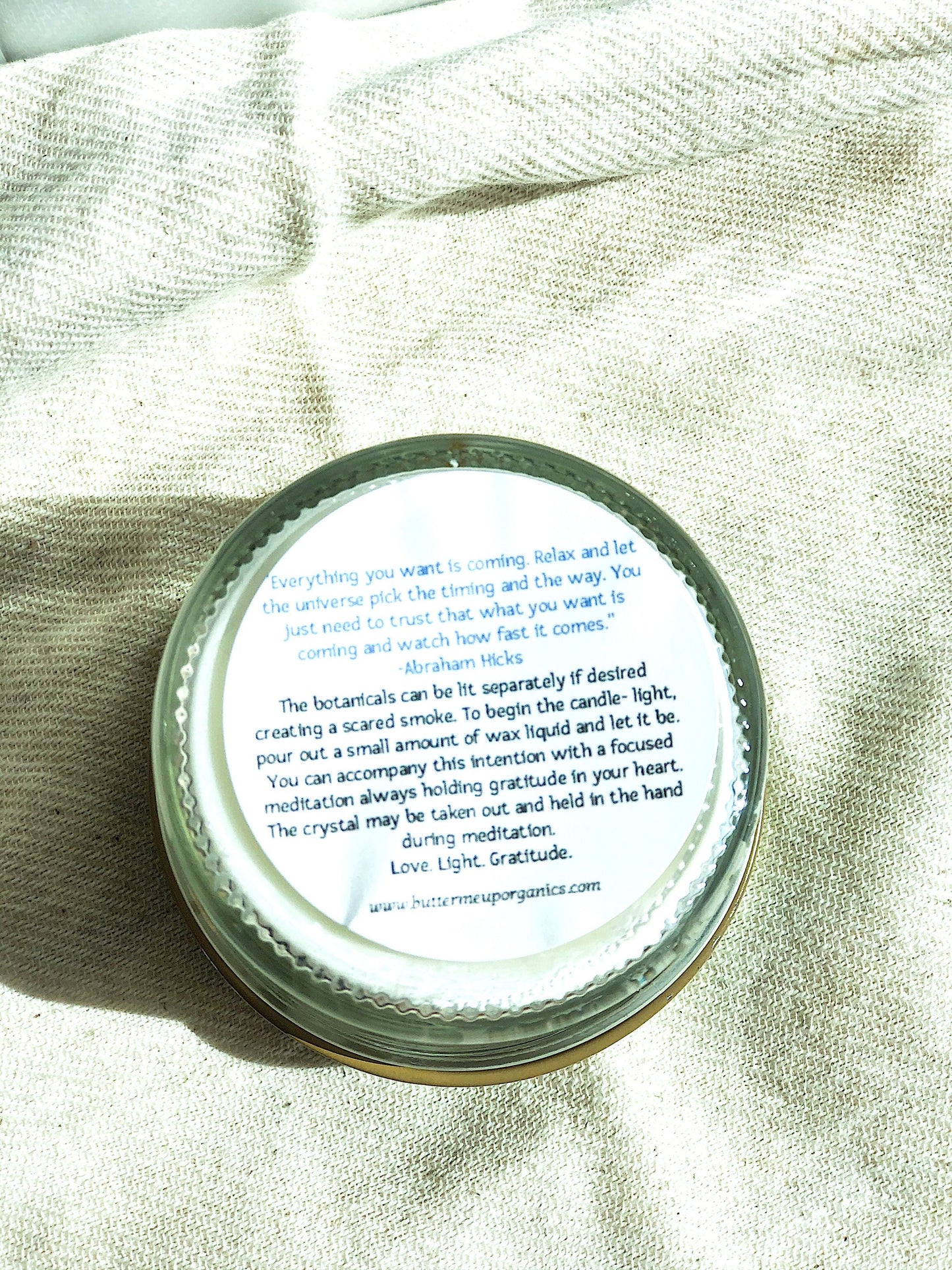Blessed Home Crystal Soy Candle