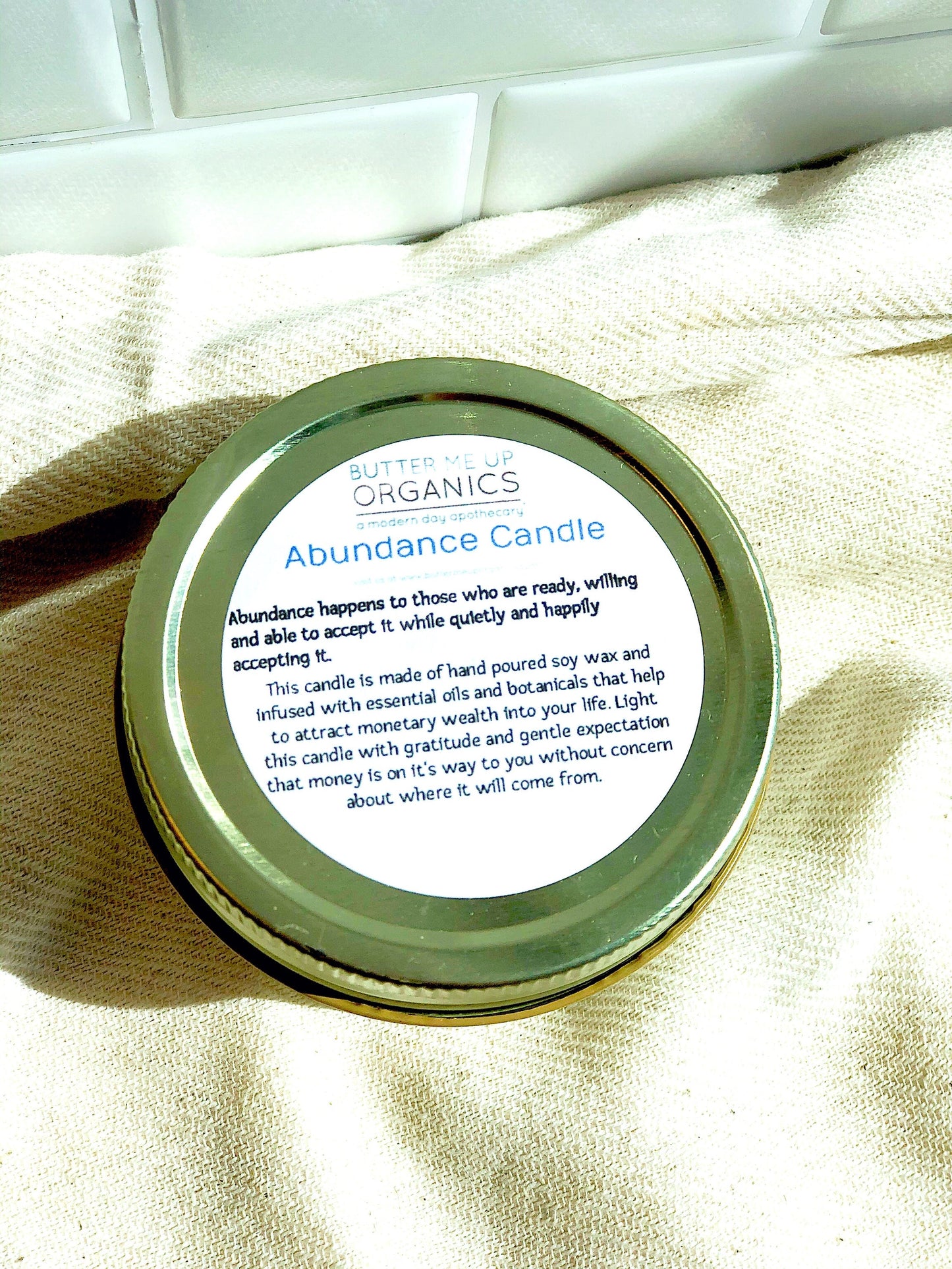 Grateful Abundance Crystal Soy Candle
