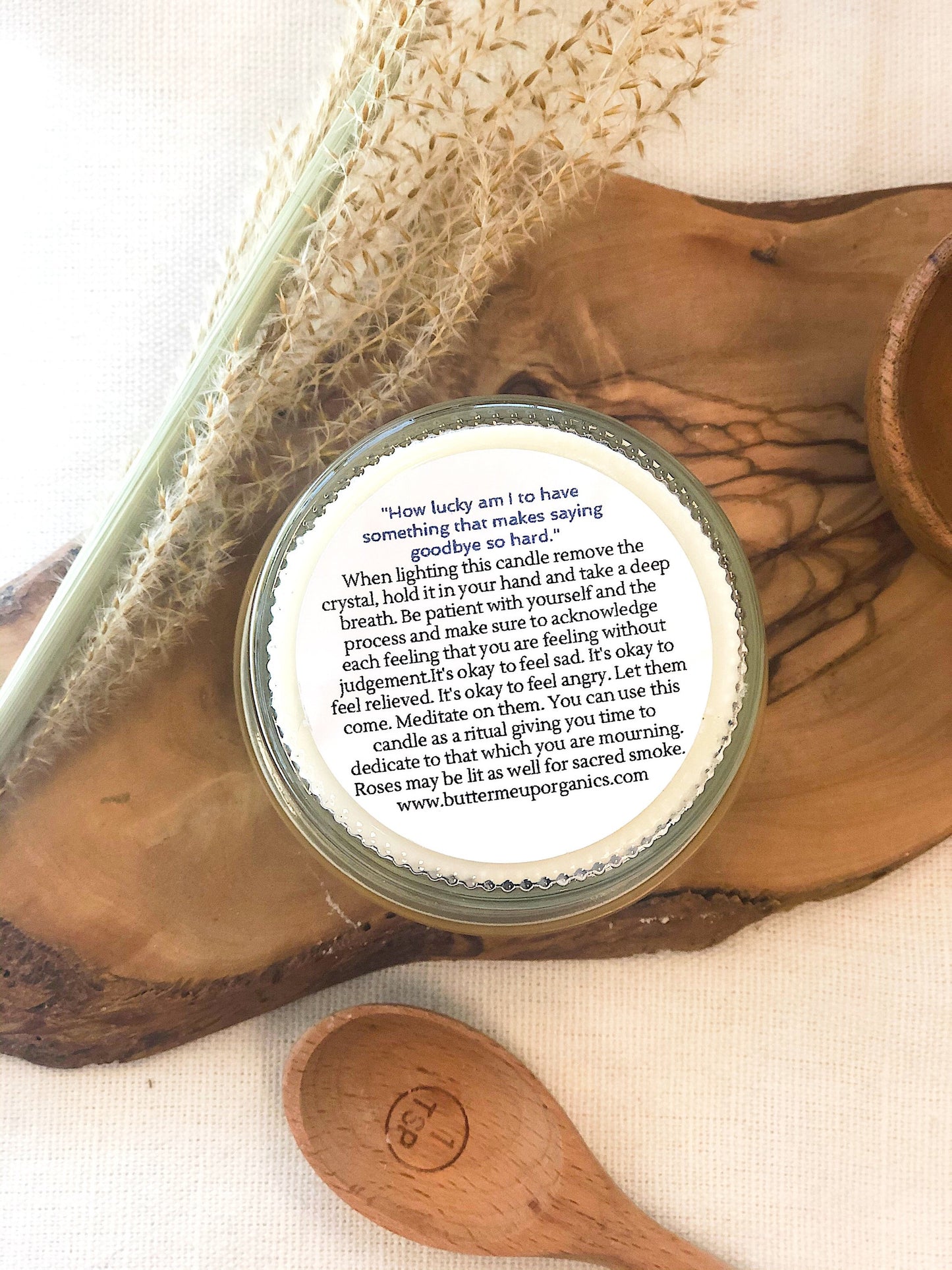 Grief Soy Crystal Candle