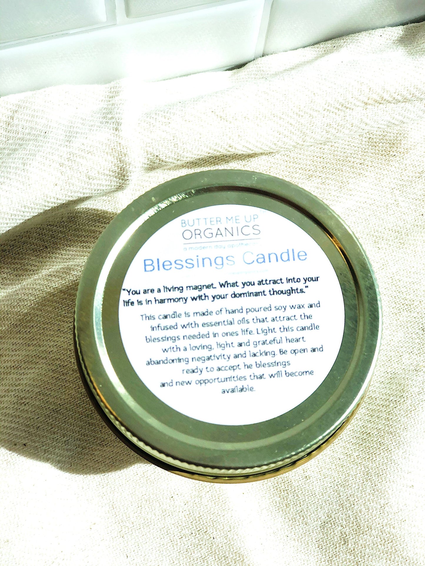Blessed Home Crystal Soy Candle
