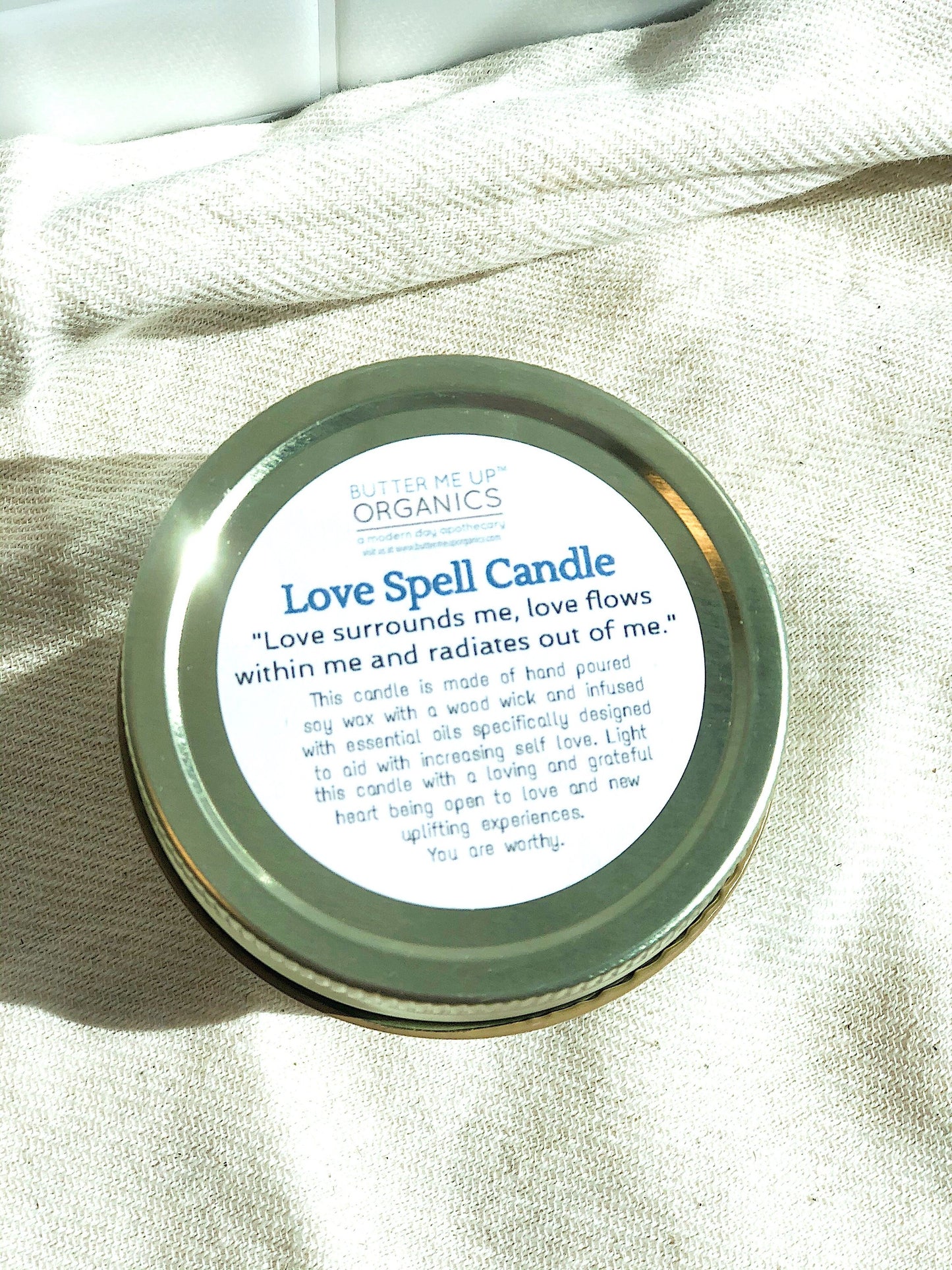 Love & Light Crystal Soy Candle