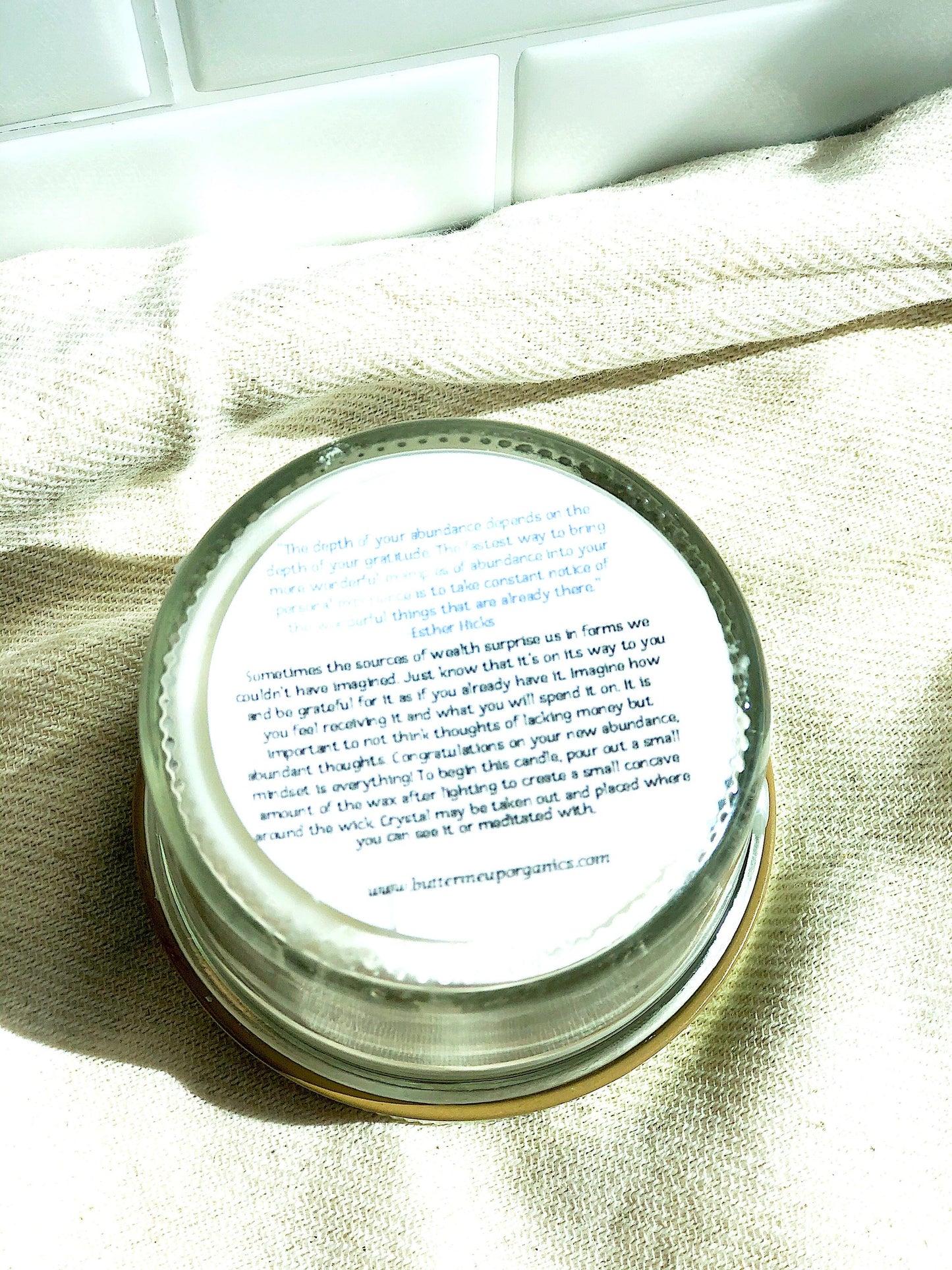 Grateful Abundance Crystal Soy Candle